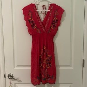 Flying Tomato Embroidered dress
